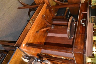 Lot 1327 - 19th century mahogany side table with single drawer and another similar