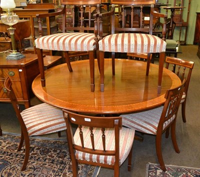 Lot 1344 - Eight Arthur Brett dining chairs (6+2)