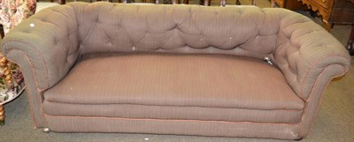 Lot 1380 - Victorian Chesterfield sofa