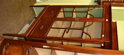 Lot 1442 - Edwardian mahogany display cabinet