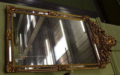 Lot 1452 - Ornate gilt mirror