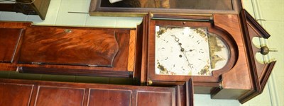 Lot 1484 - Mahogany eight day longcase clock