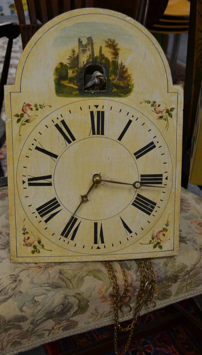 Lot 1133 - Cuckoo wall clock (no weights, no pendulum)