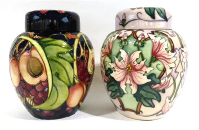 Lot 3 - A Modern Moorcroft Queen's Choice Pattern Ginger Jar and Cover, designed by Emma Bossons, 20cm: and