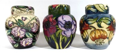Lot 9 - A Modern Moorcroft Daydream Pattern Ginger Jar and Cover, designed by Sian Leeper, 15.5cm; A Modern