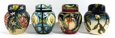 Lot 15 - A Modern Moorcroft Calla Lily Pattern Ginger Jar and Cover, designed by Emma Bossons, 11cm; A...