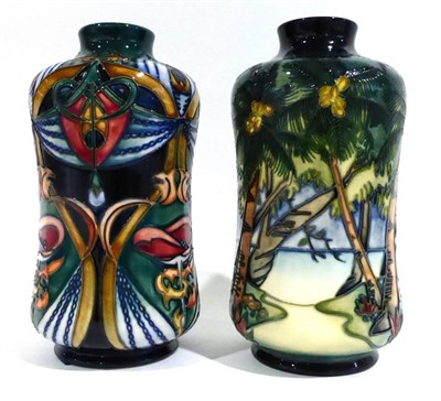 Lot 30 - A Modern Moorcroft Cymric Dream Pattern Vase, 57/250, designed by Rachel Bishop, 21cm; and A Modern