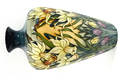 Lot 39 - A Modern Moorcroft Ode to Spring Pattern Vase, 17/150, designed by Rachel Bishop, 32cm