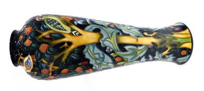 Lot 40 - A Modern Moorcroft Tree Bark Thief Pattern Vase, 226/250, designed by Rachel Bishop, 36.5cm