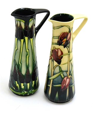 Lot 144 - A modern Moorcroft Cricklade pattern jug, designed by Emma Bossons, 24cm; and a modern...