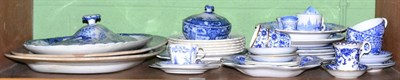 Lot 160 - Collection of blue and white pottery and porcelain