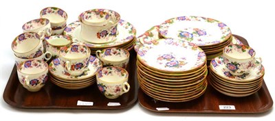 Lot 223 - A late 19th century Coalport part tea service