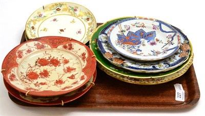 Lot 227 - A group of 19th century and later English and Japanese plates