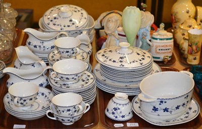 Lot 231 - A part Royal Doulton ";Yorktown"; dinner and tea service (on three trays)