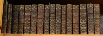 Lot 235 - Sixteen volumes, Charles Dickens, Works of, Chapman and Hall, 1890, half calf, marble boards