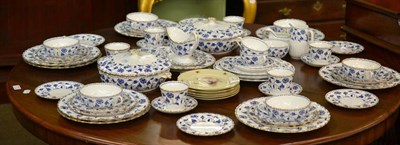 Lot 258 - A Spode Blue Colonel pattern dinner service comprising: eight dinner plates, two tureens, a...