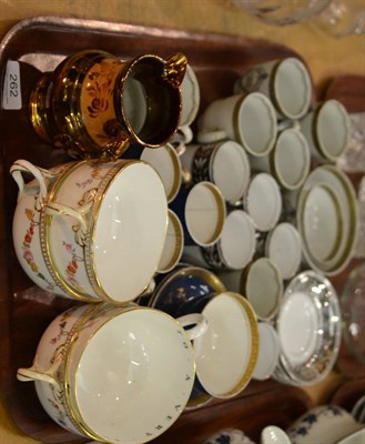 Lot 262 - A tray of 18th century coffee cans, tea bowl and matching sugar basin, Crown Staffordshire...