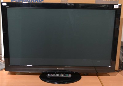 Lot 508 - A Panasonic Viera TXP42G20B TV with remote  Sold PAT tested for electrical safety where...