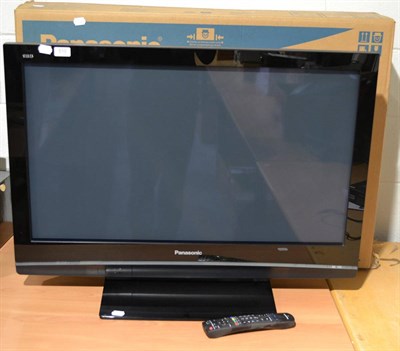 Lot 510 - A Panasonic Viera TH37PX80BA TV, boxed with remote  Sold PAT tested for electrical safety where...