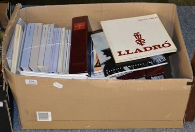 Lot 594 - A quantity of Lladro collectors society periodicals and books (one box)