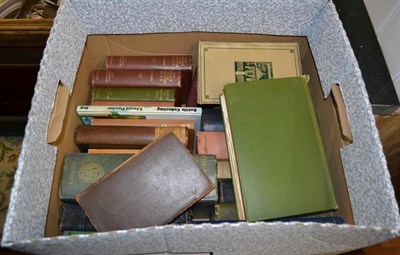 Lot 635 - A box of reference books including British Birds in Their Haunts, Rev C A Johns, The Complete...