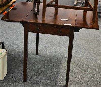 Lot 656 - A George III Pembroke table, stamped Gillows