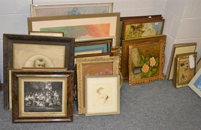 Lot 664 - A very large collection of assorted prints, watercolours, oils, etc