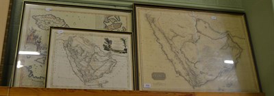 Lot 668 - Three maps of Arabia and Malta