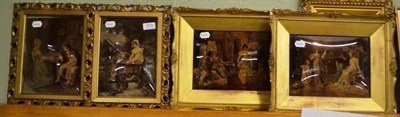 Lot 672 - Two pairs of framed crystoleums