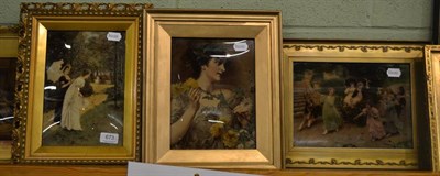 Lot 673 - Three framed crystoleums