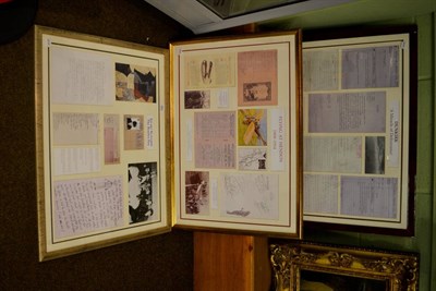 Lot 683 - Three sets of framed replicas including ";A Miracle of Deliverance";, ";Flying at Hendon"; and...