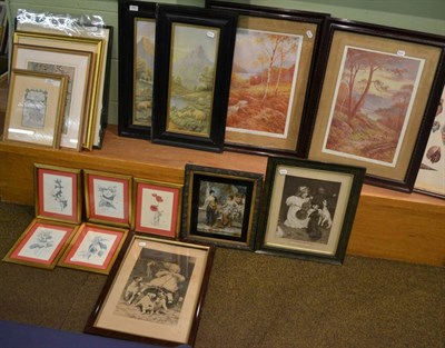 Lot 693 - Twelve various framed prints