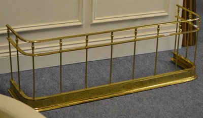 Lot 863 - Brass fender