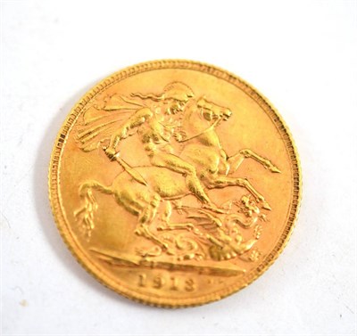 Lot 26 - A 1913 full sovereign
