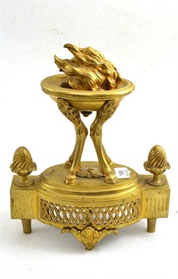 Lot 168 - Brass urn fireplace ornament