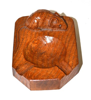 Lot 171 - A Robert ";Mouseman"; Thompson oak ashtray