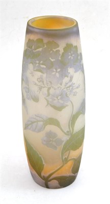 Lot 204 - A Galle style glass vase