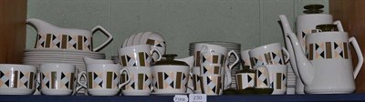 Lot 230 - A Beswick Metric pattern tea, coffee and dinner service