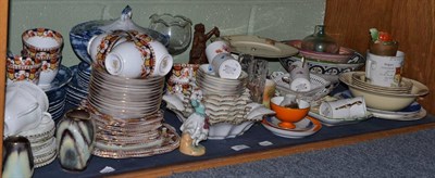 Lot 257 - F & S 'Richmond' pattern dinner service, St. Michael china tea set, Delphine china, ceramics, etc