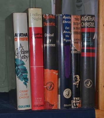 Lot 270 - Six Agatha Christie first editions in dust wrappers (Body in the Library dust wrapper torn with...