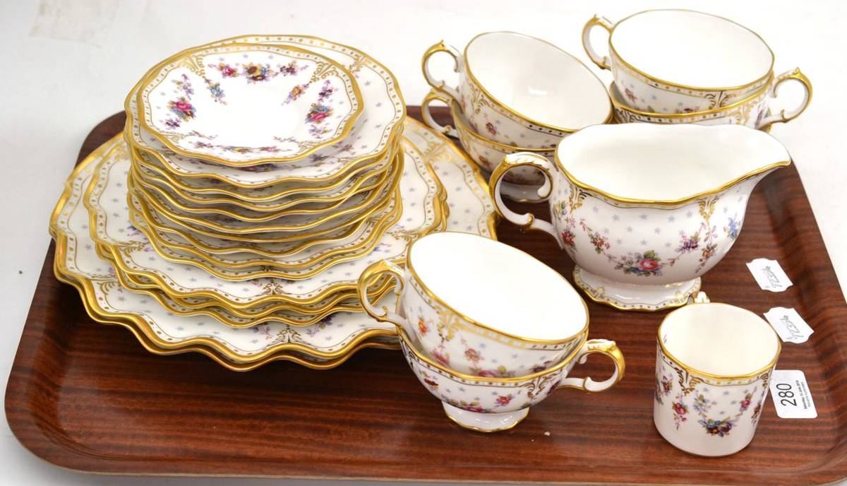 Lot 280 - A Royal Crown Derby Royal Antoinette part