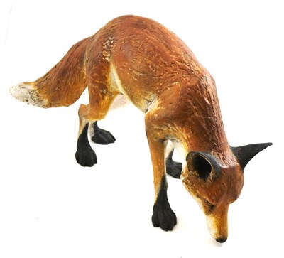 Lot 346 - A near life size Studio pottery model of a fox