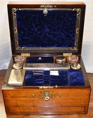 Lot 356 - Rosewood travelling case