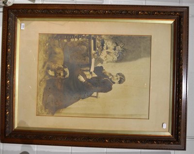 Lot 1005 - Large Edwardian picture frame