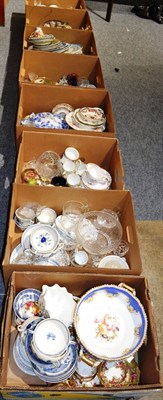 Lot 1014 - A large quantity of assorted decorative and household ceramics and glass (in eight boxes)