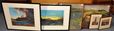 Lot 1018 - After David Young Cameron, Highland Loch, signed in pencil, together with a companion, two...