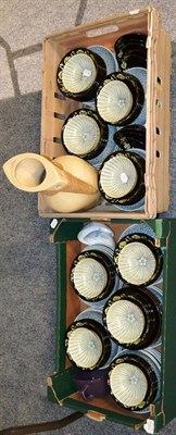 Lot 1022 - Two boxes of assorted modern ceramics