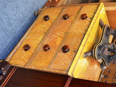 Lot 1049 - Victorian pine chest of drawers