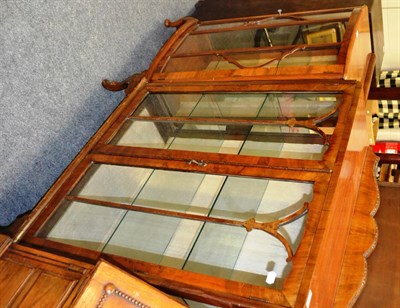 Lot 1060 - Two 1930's china display cabinets