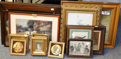 Lot 1088 - Fifteen assorted pictures and prints